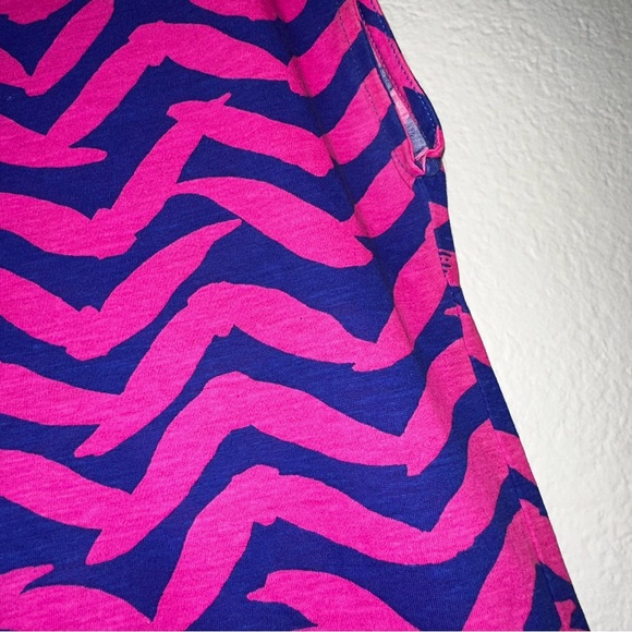 LILLY PULITZER pout pink Get Lucky cap sleeve Robyn t-shirt dress S - Picture 7 of 13